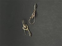 Earrings Laurent Gandini Woman in Yellow Gold 173MINI-LG ROSARIO CUORE